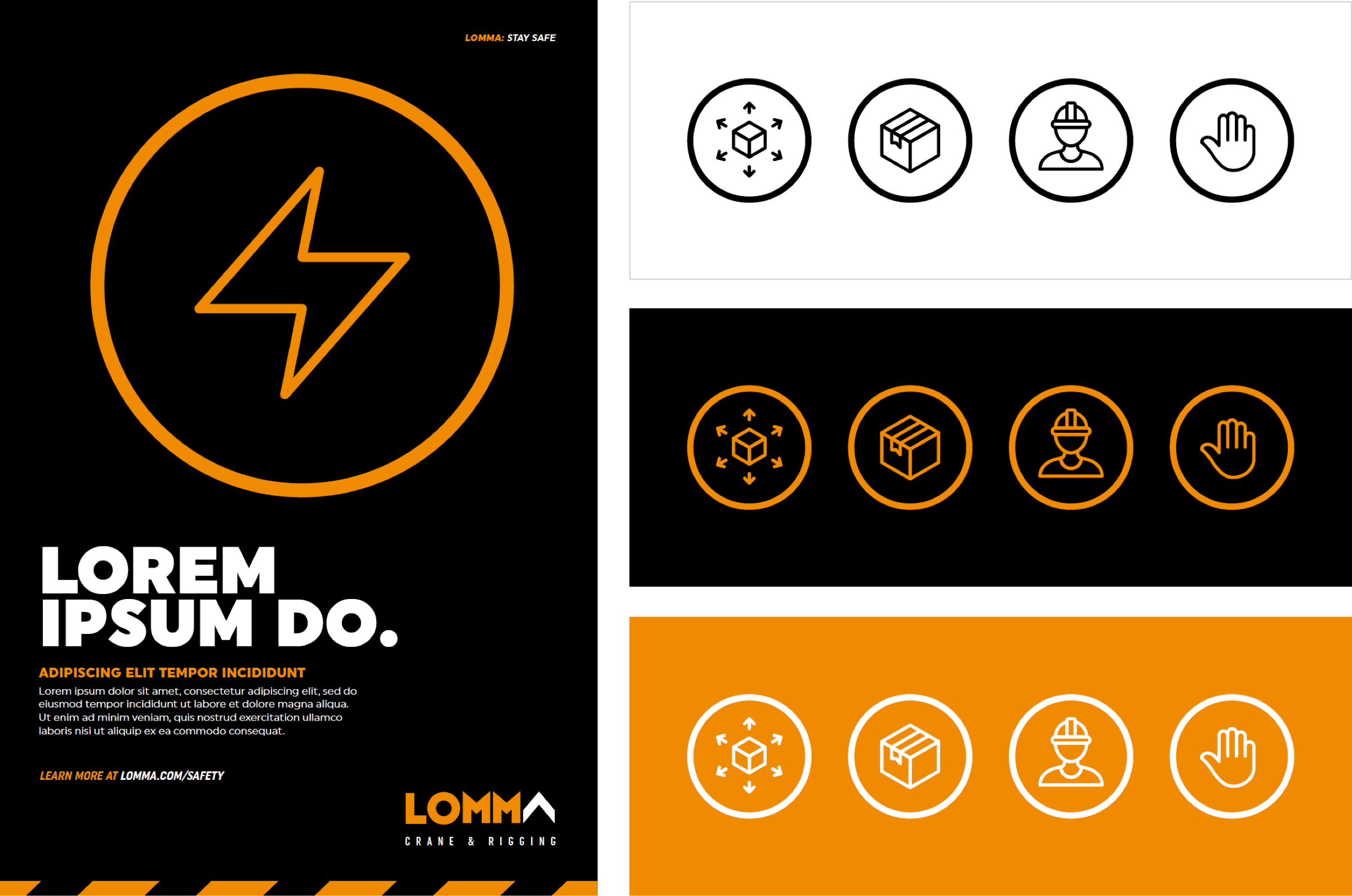 Lomma Crane & Rigging environmental graphics